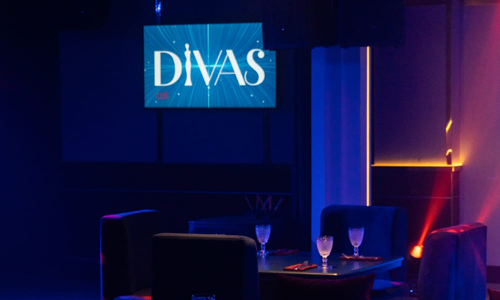 Интерьер Divas, основной зал